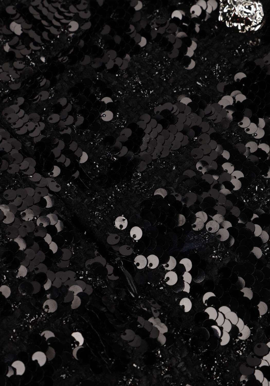 Zwarte SECOND FEMALE Mini jurk FLAKES DRESS - large