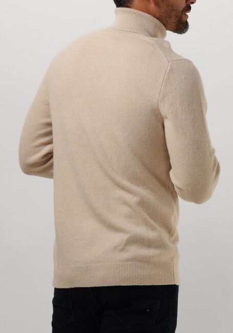 Beige PROFUOMO Coltrui PULLOVER ROLL NECK - large