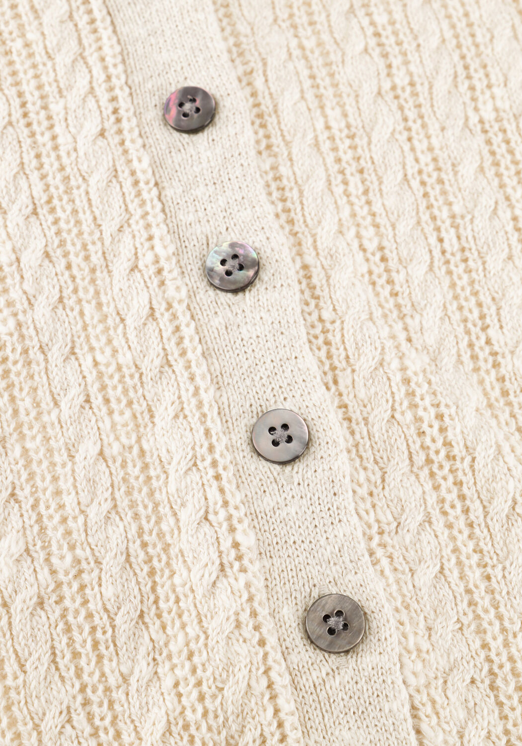 Ecru MOS MOSH Tops & T-shirts MMRINJA MARISOL LINE KNIT TOP - large