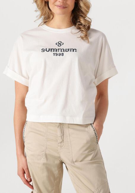 Witte SUMMUM T-shirt BOXY ARTWORK TEE - large