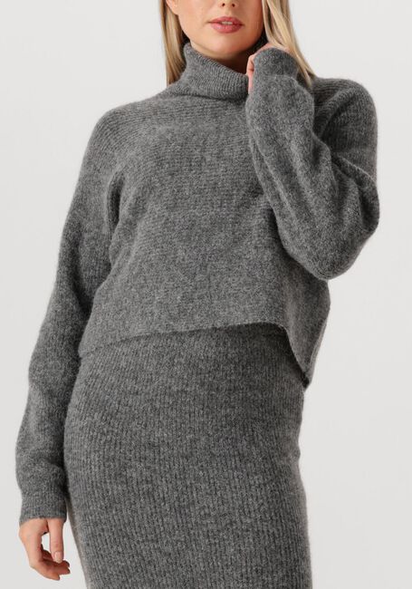 Grijze DANTE6 Trui YURIA TURTLE NECK SWEATER - large