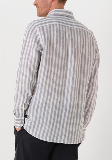 Witte PROFUOMO Klassiek overhemd SHIRT X-CUTAWAY LINEN - large
