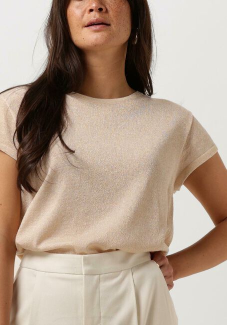 Gouden MINUS T-shirt CARLINA KNIT TEE - large