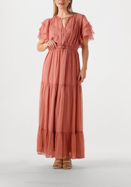 Roze DANTE6 Maxi jurk XEVI BOHO MAXI CHIFFON DRESS - large