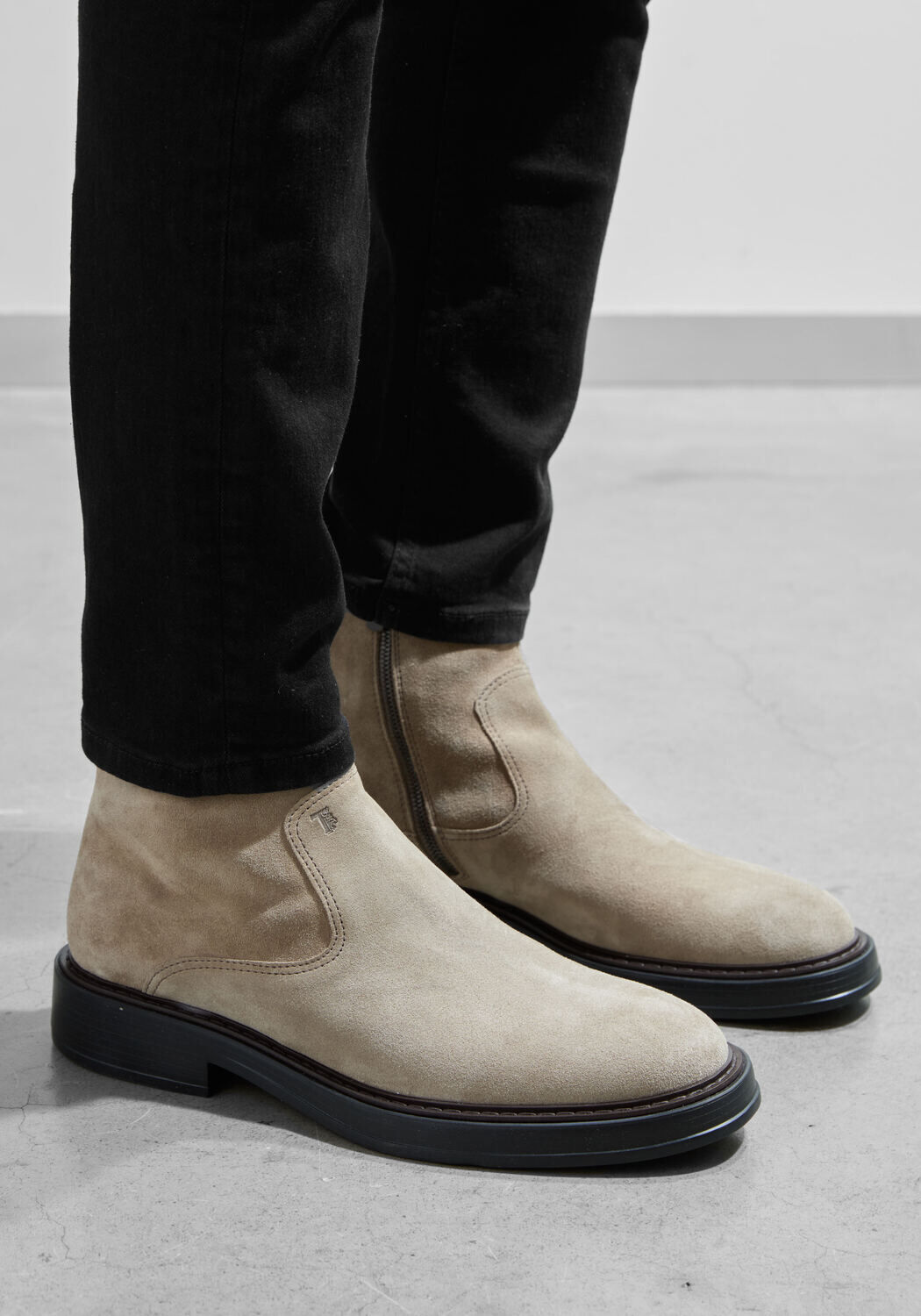 Grijze TOD'S Enkelboots XXM61K0HM10 - medium