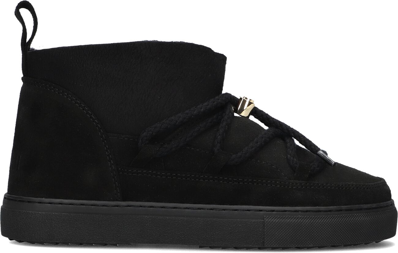 Inuikii Vachtlaarzen Dames Classic Low, Maat: 40, Materiaal: Suède, Kleur: Zwart