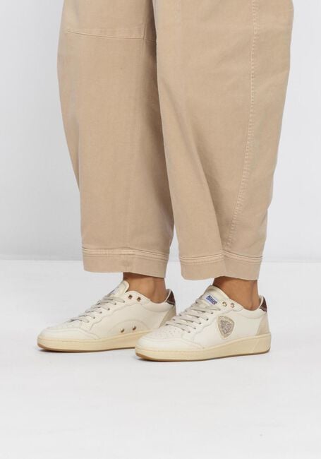 Witte BLAUER Lage sneakers OLYMPIA21 - large