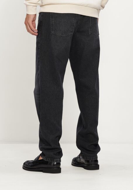 Zwarte LES DEUX Straight leg jeans RYDER WASHED DENIM JEANS - large
