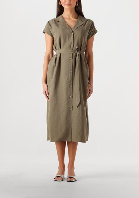 Khaki MOS MOSH Midi jurk MMNELLI ALEXIS DRESS - large