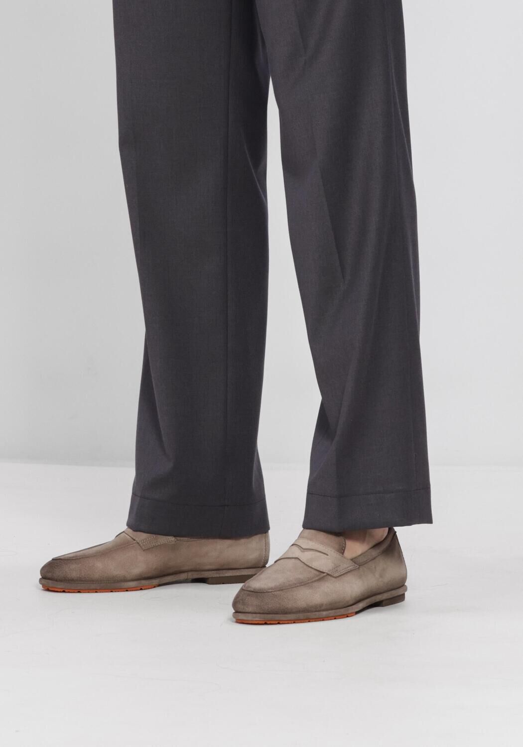 Beige SANTONI Loafers CARLO-DRIV - large