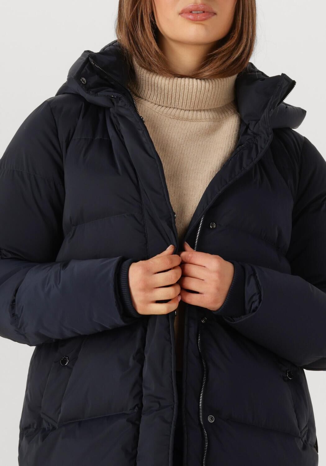 Donkerblauwe WOOLRICH Gewatteerde jas KELLY JACKET - large