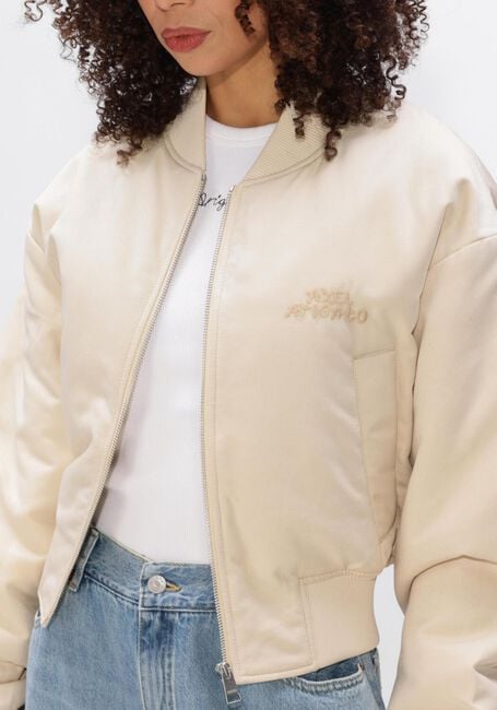 Beige AXEL ARIGATO Jack LOLA BOMBER JACKET - large