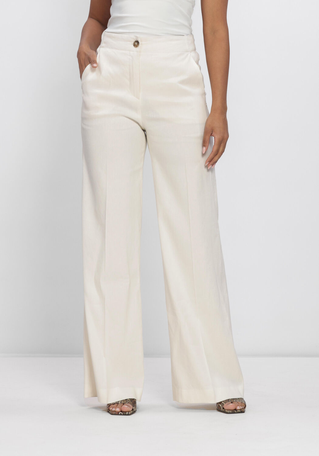 Witte MARC CAIN COLLECTION Broeken AC 81.69 W70 - large