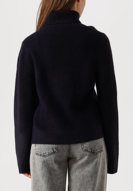 Blauwe CO'COUTURE Coltrui ROW RIB ROLLNECK - large
