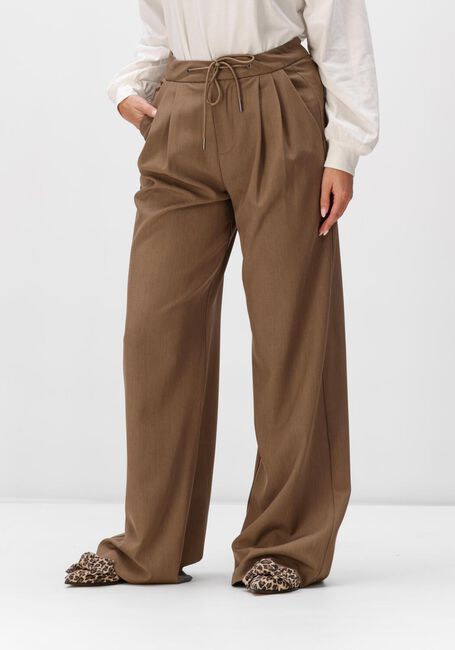 Bruine HAUTE L'AMITI&Eacute; Joggingbroek MICHELLE TAILOR TIE TALL PANT - large