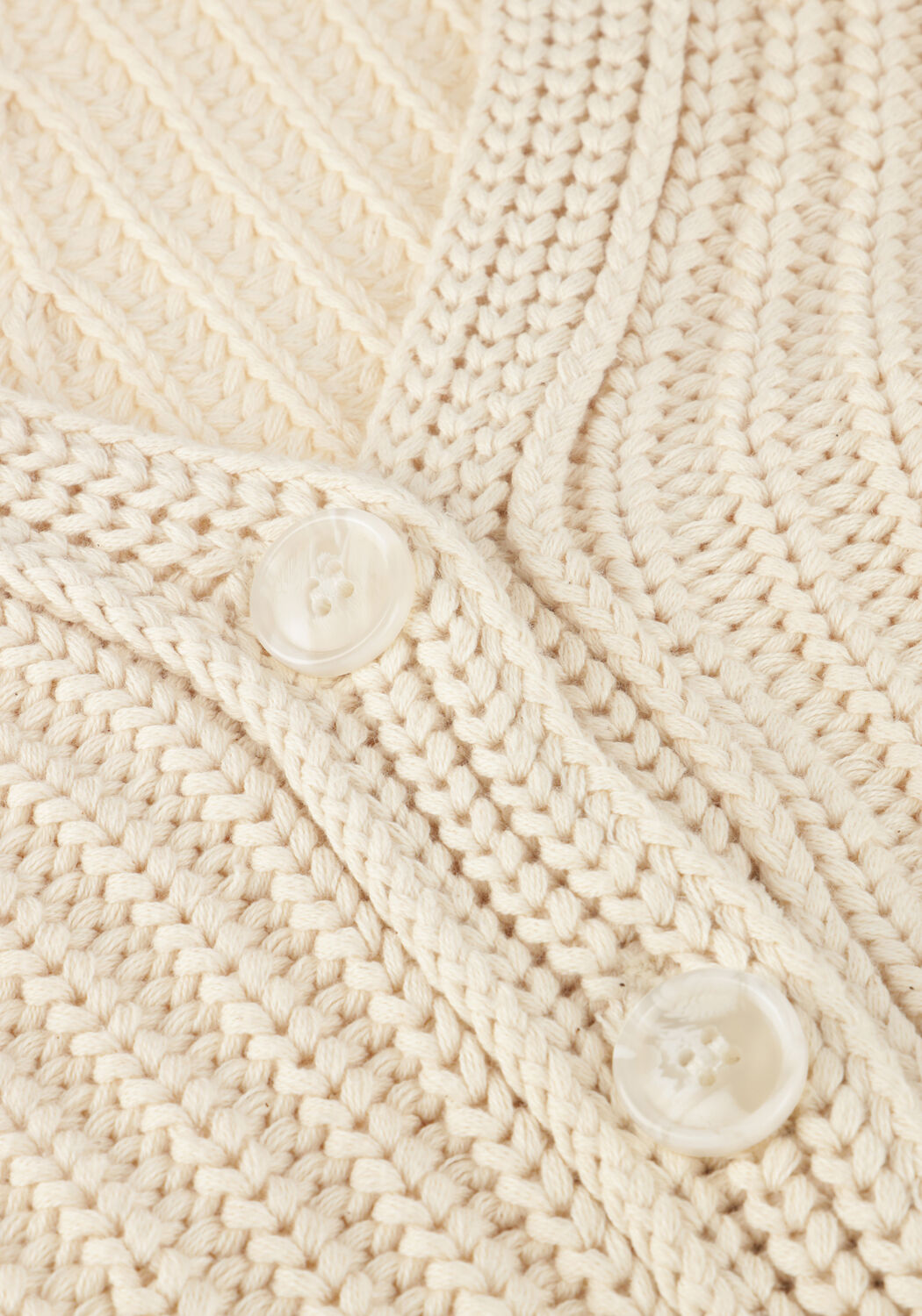 Ecru PENN & INK Top CARDIGAN W25C304 - large