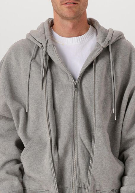Lichtgrijze AXEL ARIGATO Truien/vesten TREY MELANGE HOODIE - large