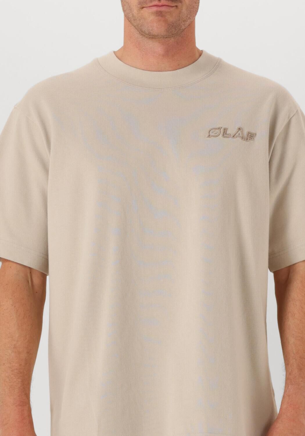 Grijze OLAF HUSSEIN Polo STUDIO TEE - large