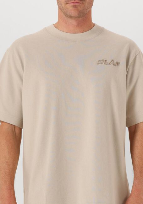 Grijze OLAF HUSSEIN T-shirt STUDIO TEE - large