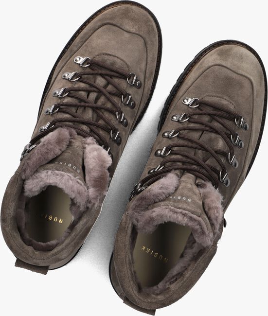Grijze NUBIKK Veterboots LOGAN CHAD FUR Grijze NUBIKK Veterboots LOGAN CHAD FUR - large