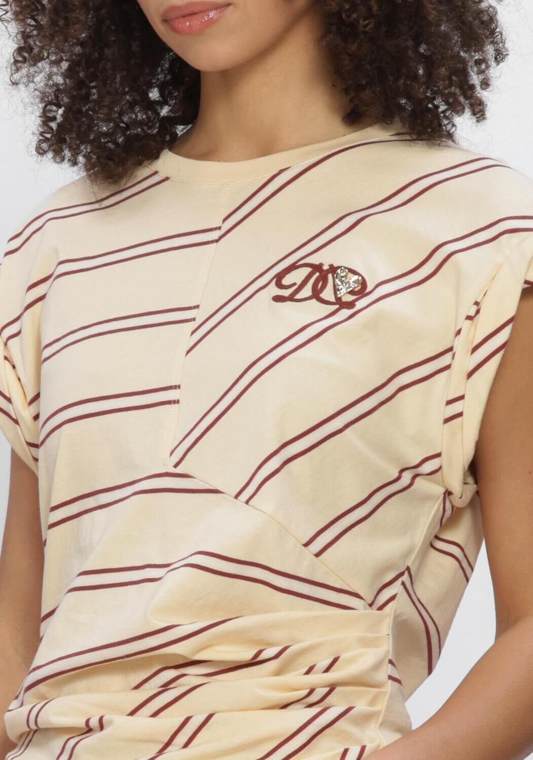 Rode DANTE6 Top CONSTRUCTED STRIPE T SHIRT - large