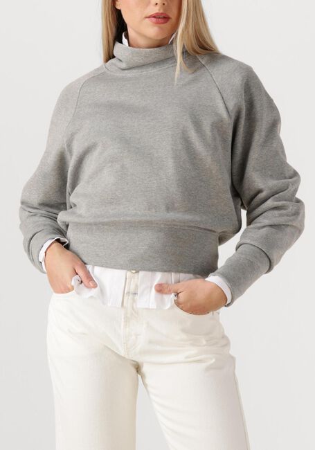 Grijze CLOSED Sweater HIGH NECK SWEATSHIRT - large