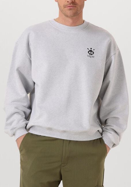 Lichtgrijze THE SAVAGE REPORT Sweater THE REPORTER - large