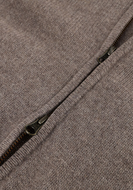 Taupe LISA YANG Vest NESSIE ZIP CARDIGAN JACKET - large