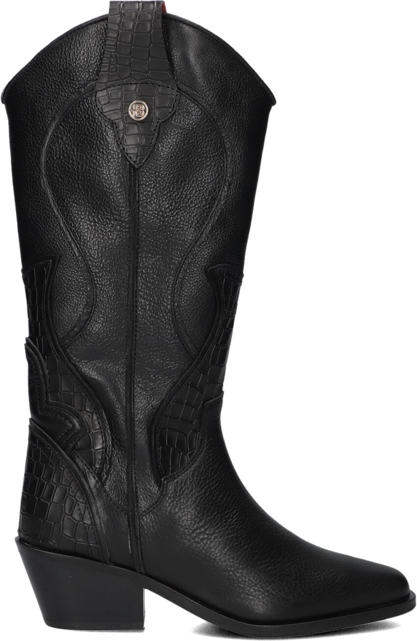 Haboob Cowboylaarzen Dames Camille, Maat: 41, Materiaal: Leer, Kleur: Zwart