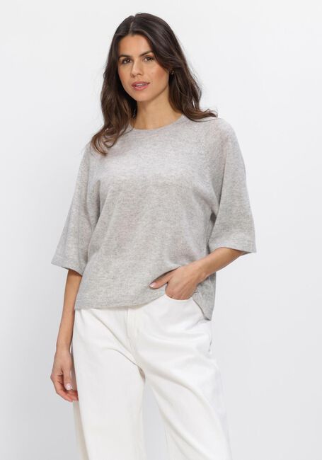 Grijze ABSOLUT CASHMERE Trui LEANA - large