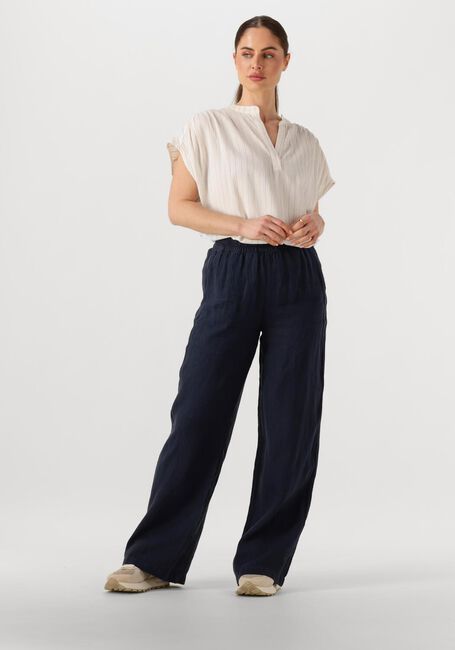 Donkerblauwe BELLAMY Wijde broek BROOKE - large
