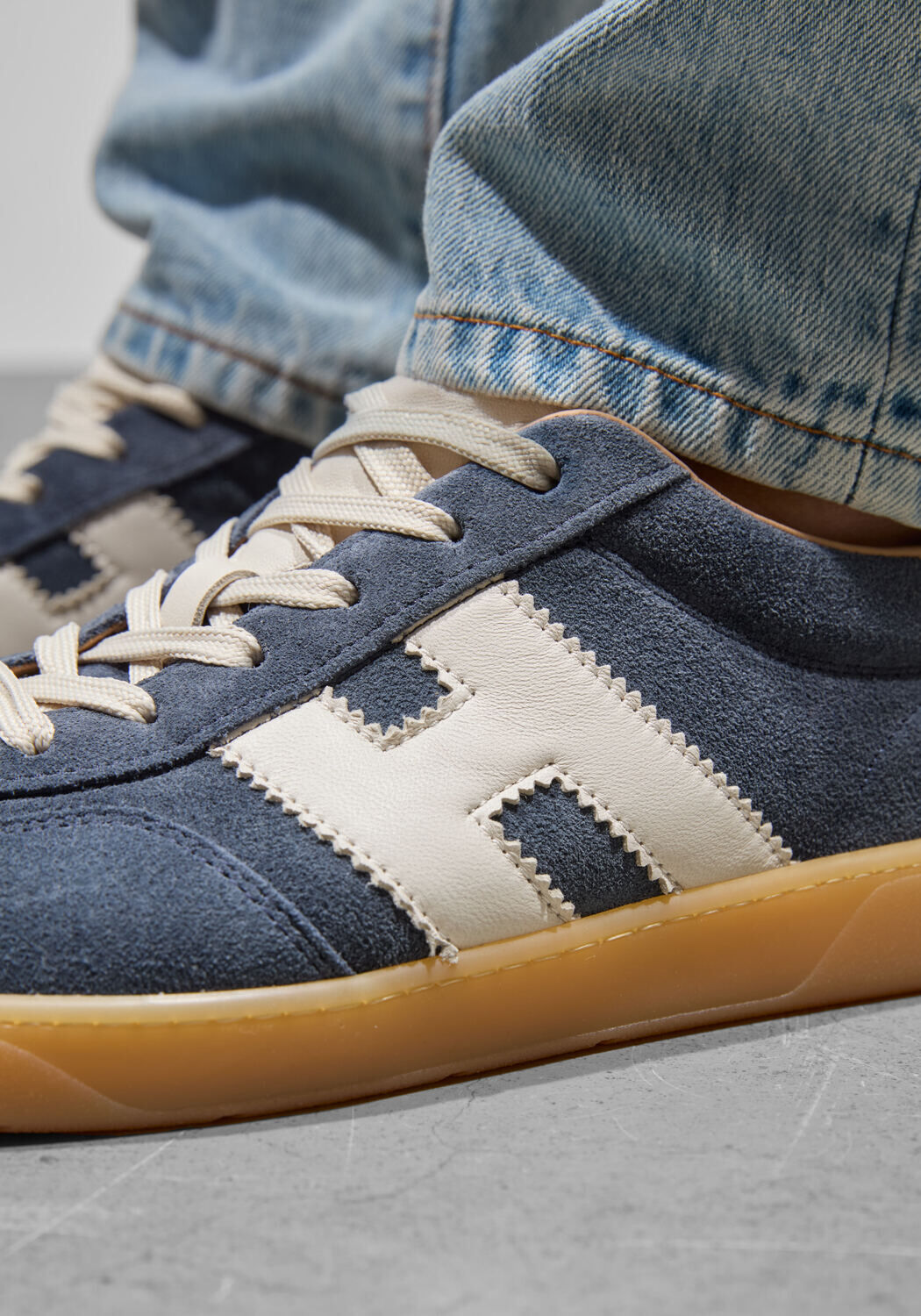 Blauwe HOGAN Lage sneakers COOL ALLACCIATO H - large