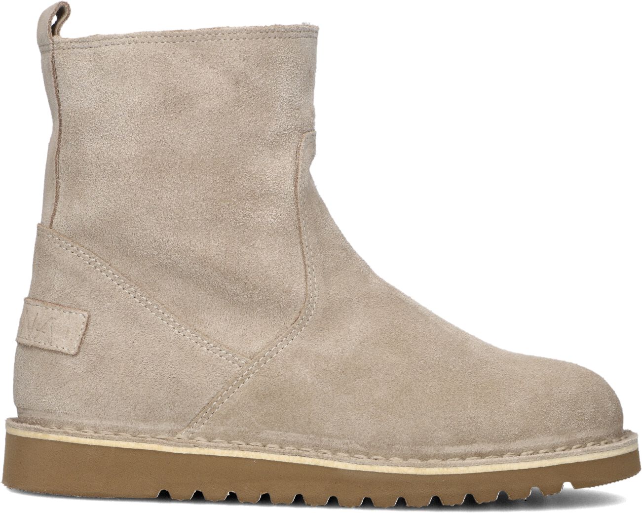 Ayana Enkelboots Dames 2427, Maat: 35, Materiaal: Suède, Kleur: Beige