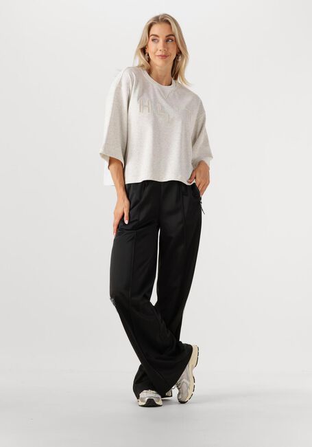 Zwarte HAUTE L'AMITI&Eacute; Wijde broek BAGGY TRACK TALL PANTS - large