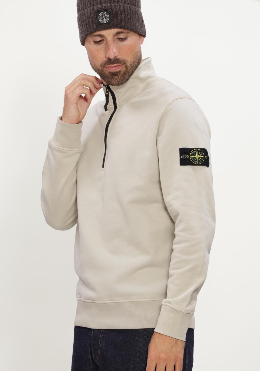 Beige STONE ISLAND Trui LS POLO S0051 - large