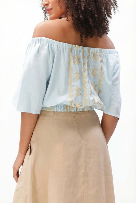 Blauwe GREEK ARCHAIC KORI Tops & T-shirts S26K-2144037 - large