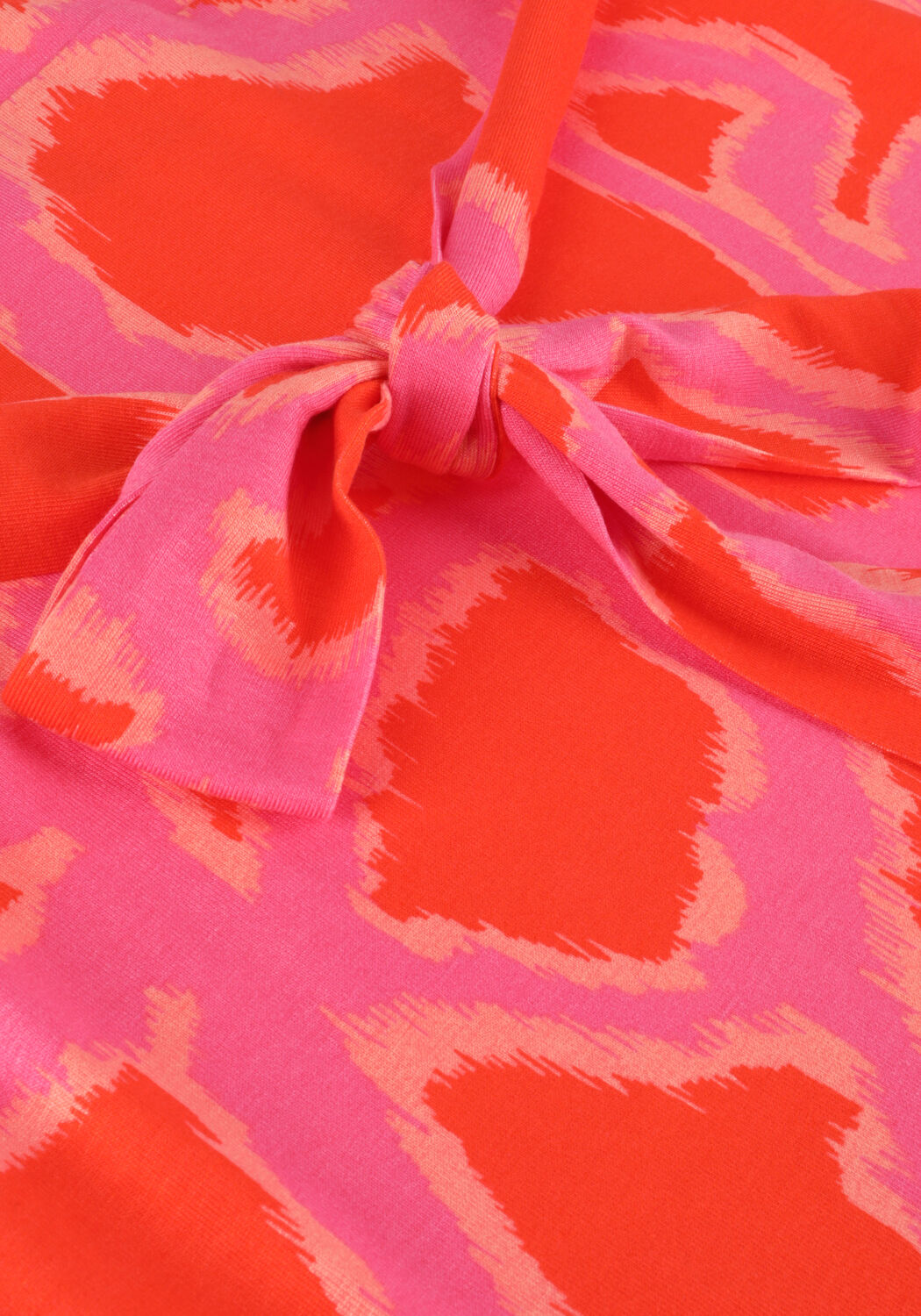 Oranje SUMMUM Midi jurk DRESS LOSSE IKAT - large