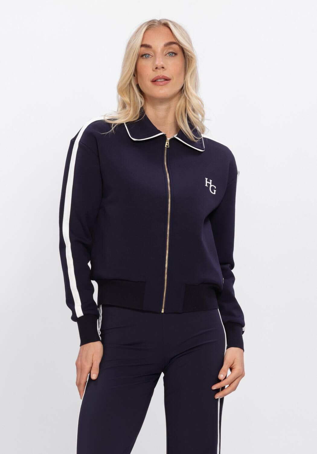 Donkerblauwe HOUSE OF GRAVITY Truien/vesten HG-723-2602-3020 - large