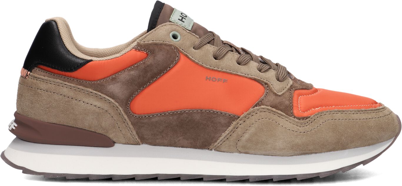 The Hoff Brand Lage Sneakers Heren Coimbra, Maat: 46, Materiaal: Suède, Kleur: Oranje