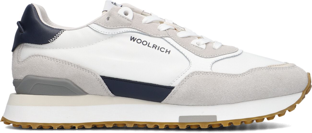 Woolrich Lage Sneakers Dames Retro Sneaker, Maat: 39, Materiaal: Suède, Kleur: Wit