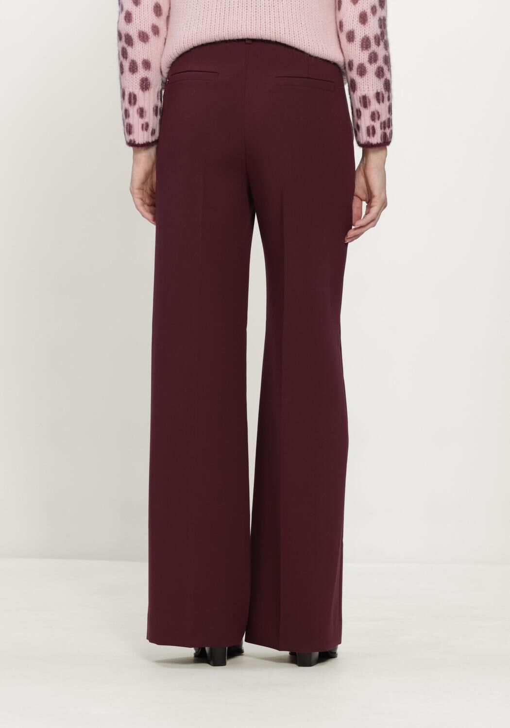 Bordeaux MARC CAIN COLLECTION Wijde broek PANTALON WARRI - large
