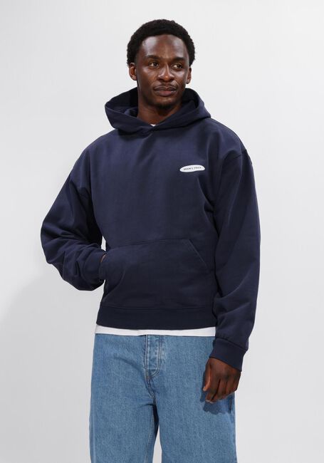 Donkerblauwe BRAM'S FRUIT Sweater F*CK OFF I'M GARDENING HOODIE - large