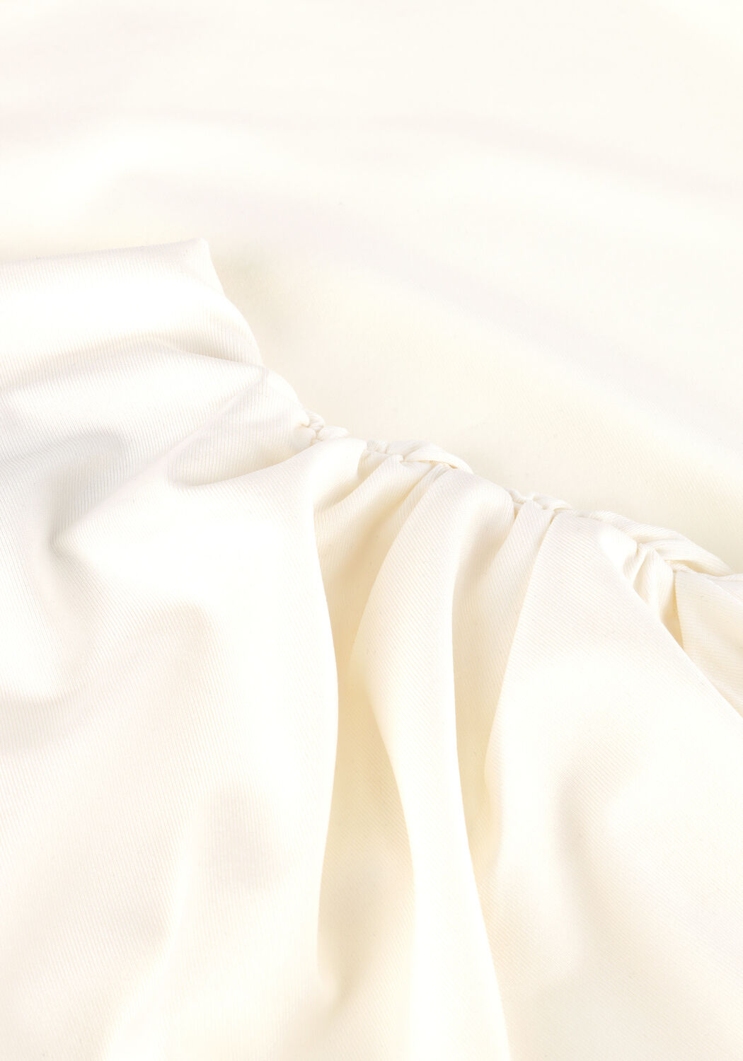 Gebroken wit ROSEMUNDE Top BILLIE SL DRAPE TOP - large