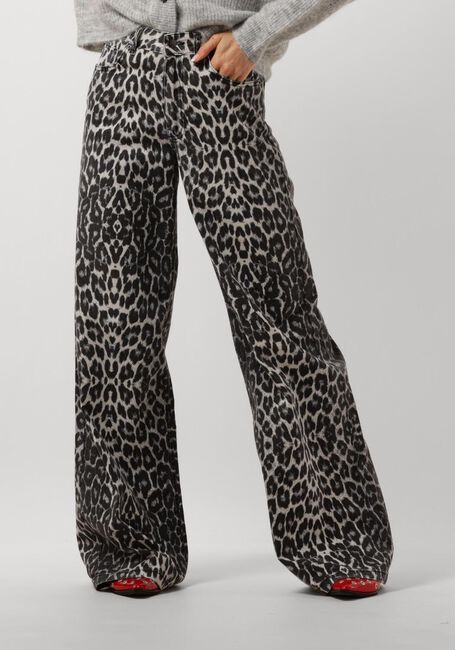 Bruine CO'COUTURE Straight leg jeans LEO DENIM PANEL PANT - large