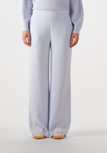 Lichtblauwe DANTE6 Wijde broek FABRI ELASTICATED WIDE LEG PANTS - large