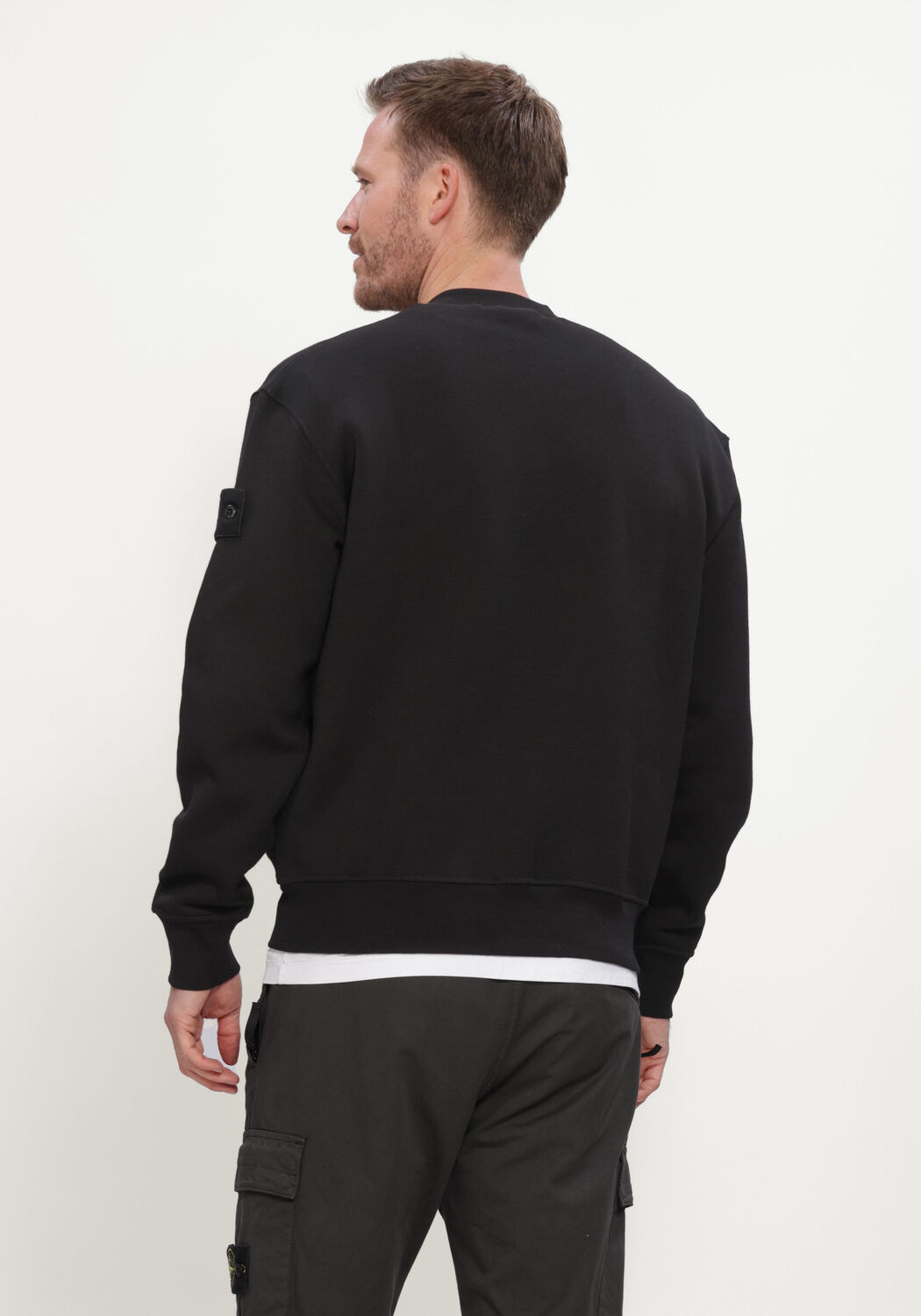Zwarte STONE ISLAND Sweater SWEATSHIRT S0F15 - large