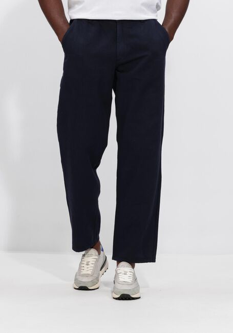 Donkerblauwe FOR&Eacute;T Chino CLAY TWILL PANTS - large