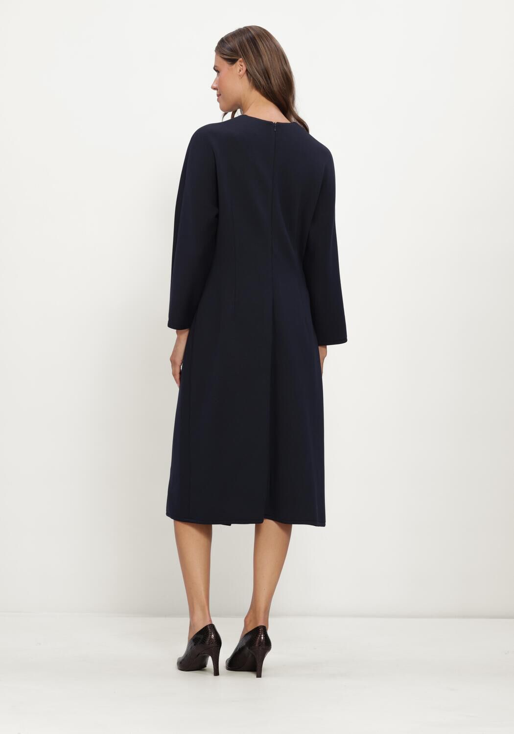 Blauwe NATAN Jurken ROBE AVEC PLIS - large