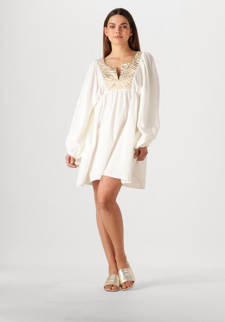 Gebroken wit GREEK ARCHAIC KORI Mini jurk 330432 - large