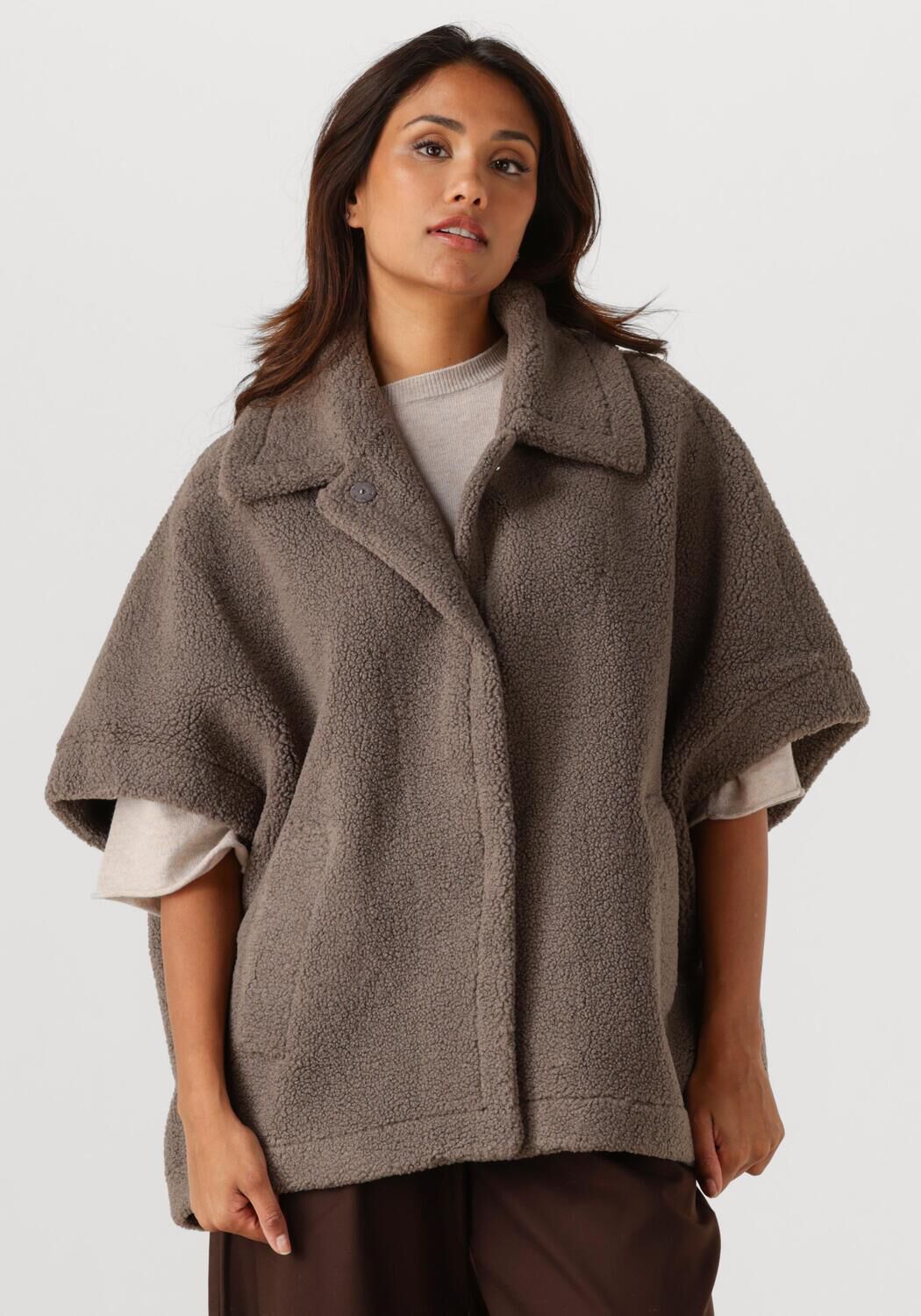 Knit-ted Vest Dames Tam, Maat: L/XL, Kleur: Taupe afbeelding